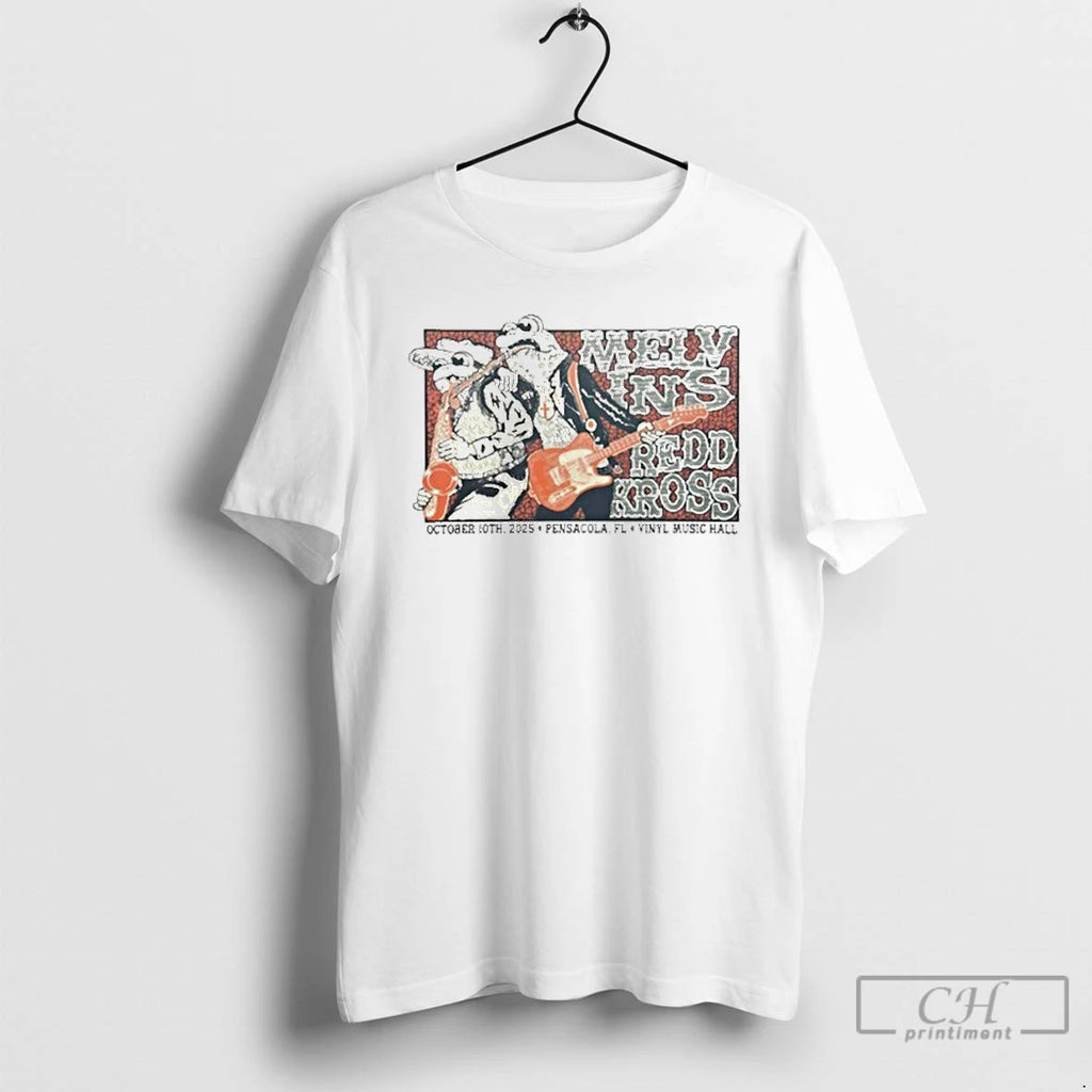 Premium Melvins And Redd Kross 10 10 2025 Pensacola Fl Frogs T Shirts