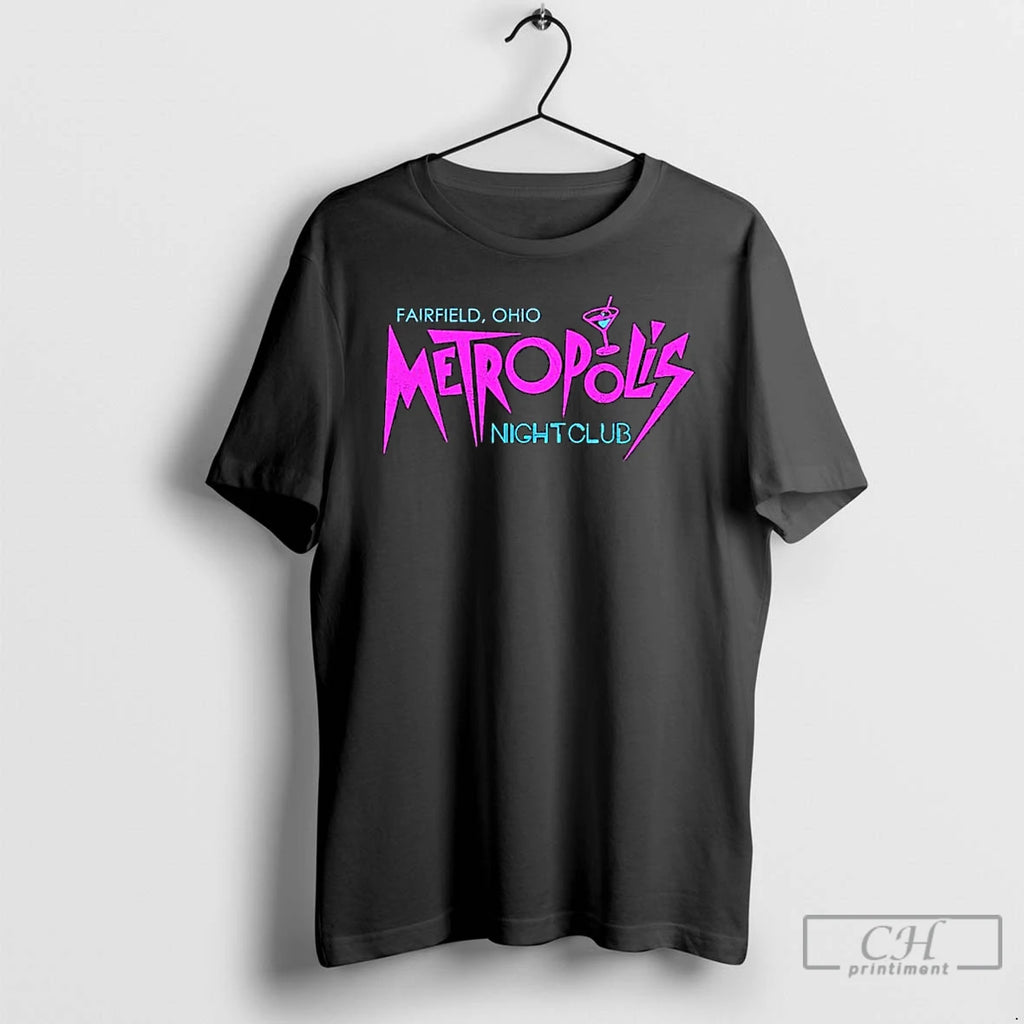 Premium Metropolis Night Club Ornaments T Shirts