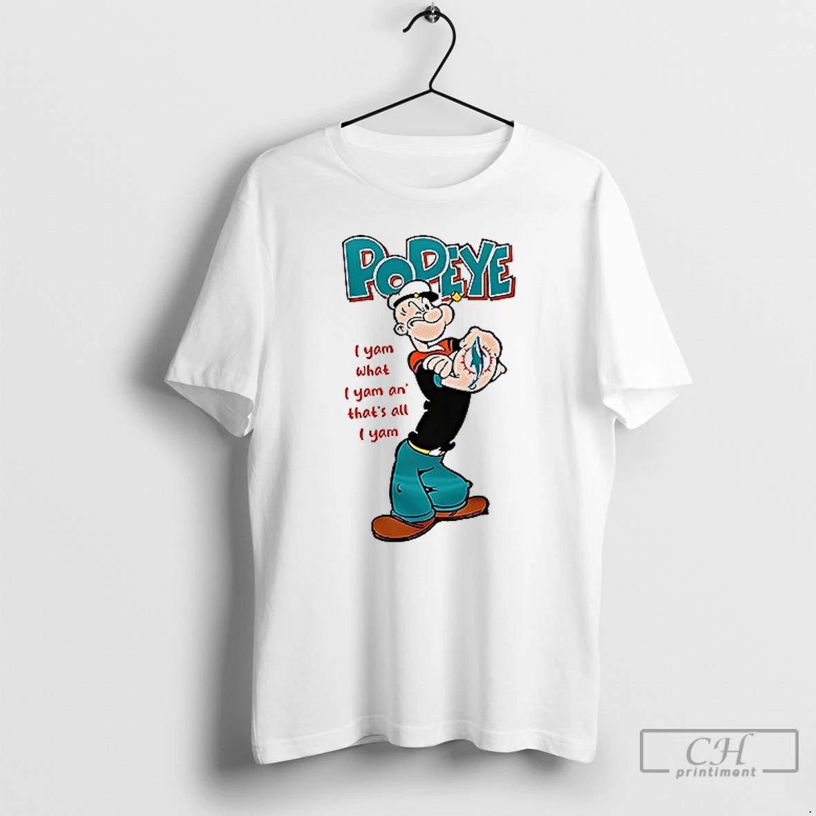 Premium Miami Dolphins X Popeye I Yam What I Yam An Thats All I Yam