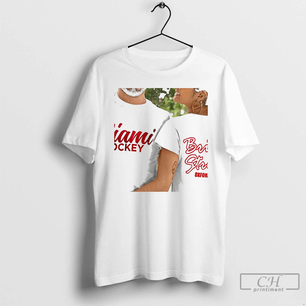 Premium Miami Hockey Brick Street Oxford Ohio Two Sided T Shirts