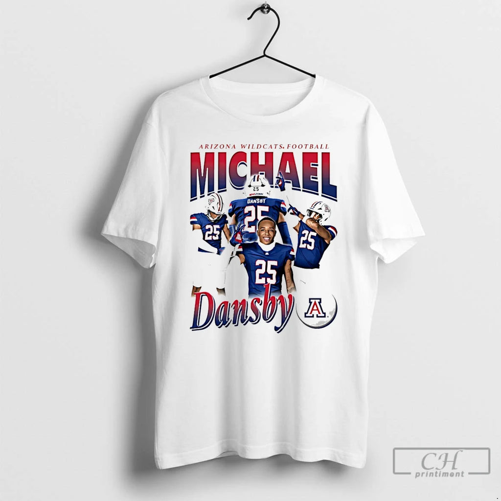 Premium Michael Dansby Arizona Wildcats Player Collage T Shirts