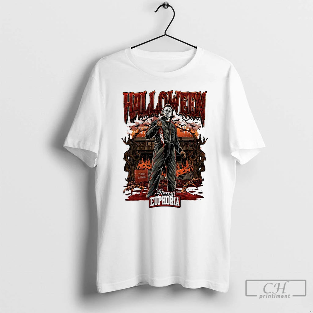 Premium Michael Myers Halloween Movie Graphic T Shirts