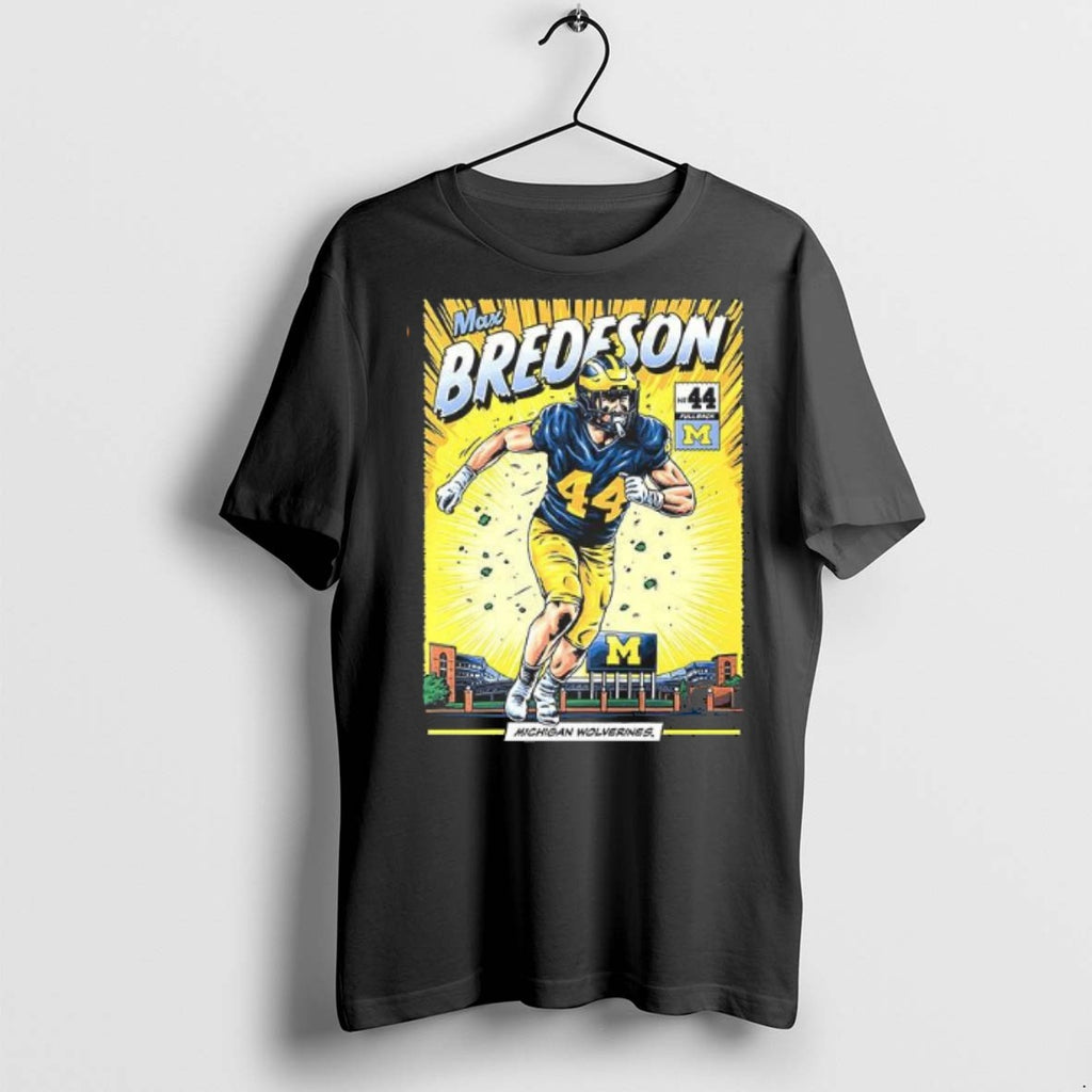 Premium Michigan Wolverines 44 Max Bredeson Student T Shirts