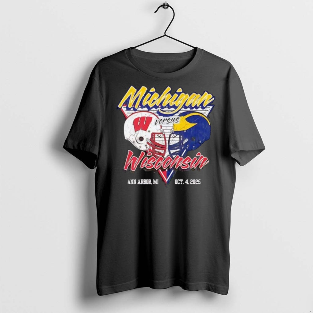 Premium Michigan Wolverines And Wisconsin Badgers Football 2025 T Shirts