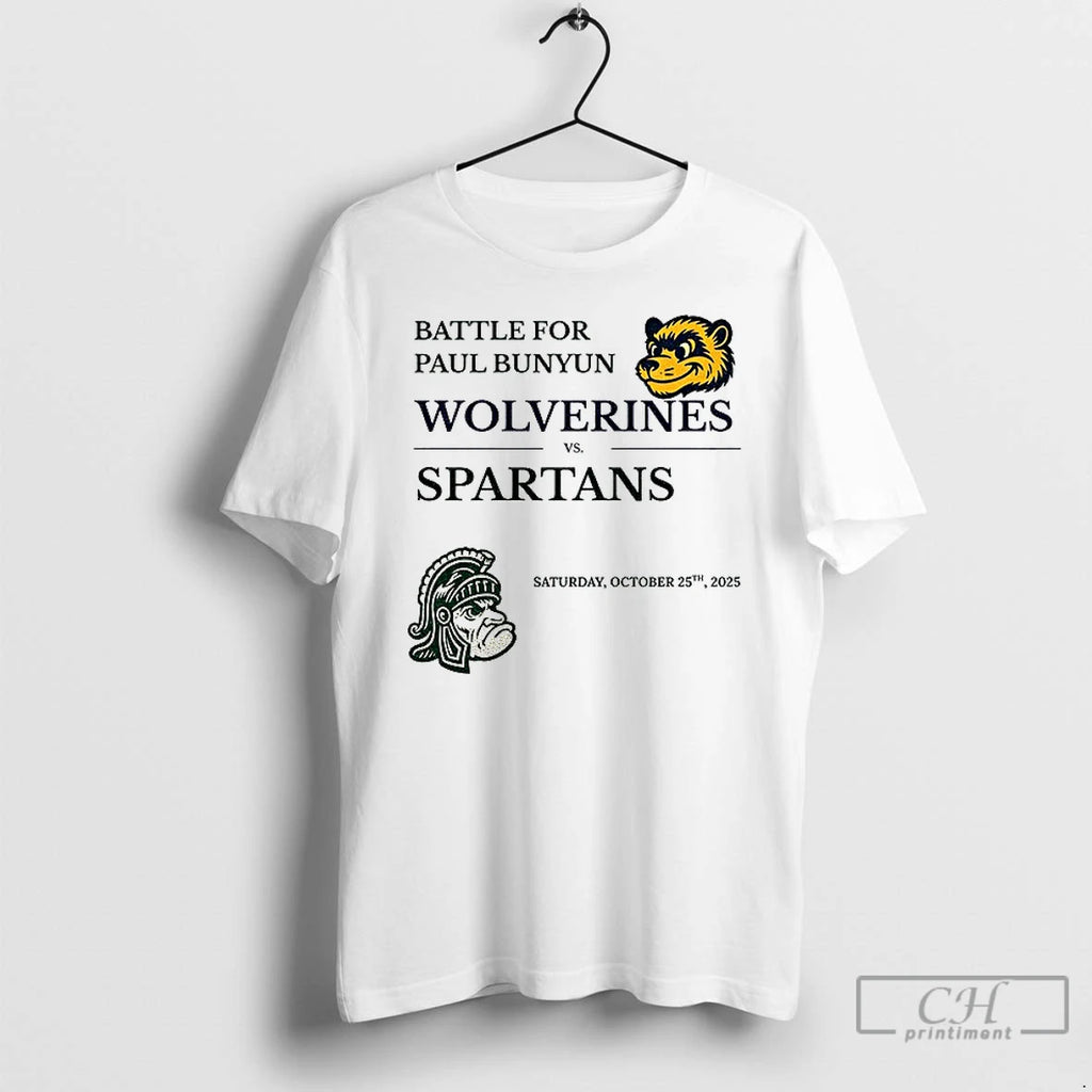 Premium Michigan Wolverines Vs Michigan State Spartans Battle For Paul Bunyan Food Drinks Traditions