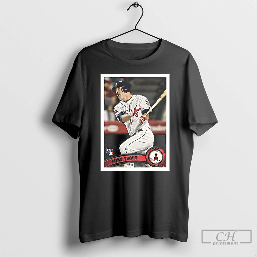 Premium Mike Trout Los Angeles Angels 2011 Card Player Vintage Ceramic Ceramic And Classic Dad