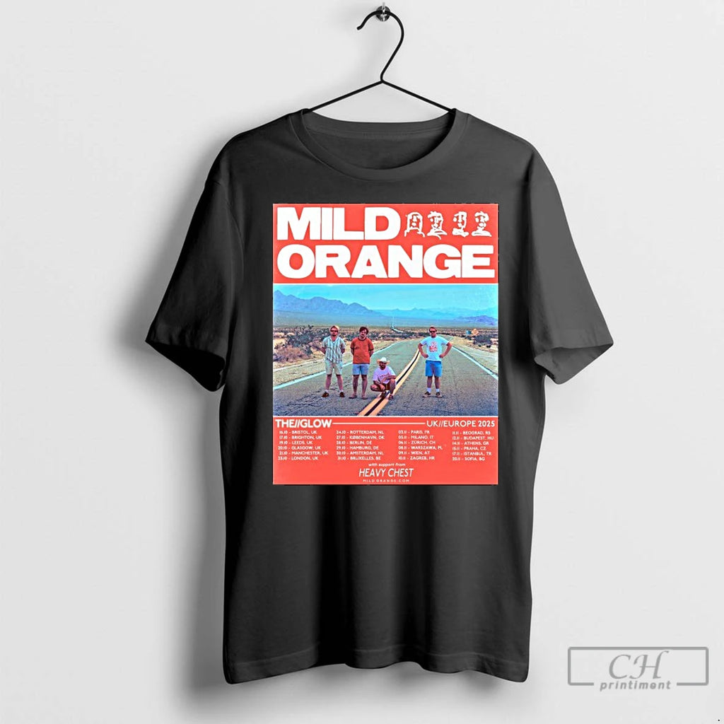Premium Mild Orange The Glow Uk Europe 2025 Tour Dates