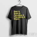 Premium Milwaukee Brewers Beer Brats Pancakes Friendship Magic T Shirts