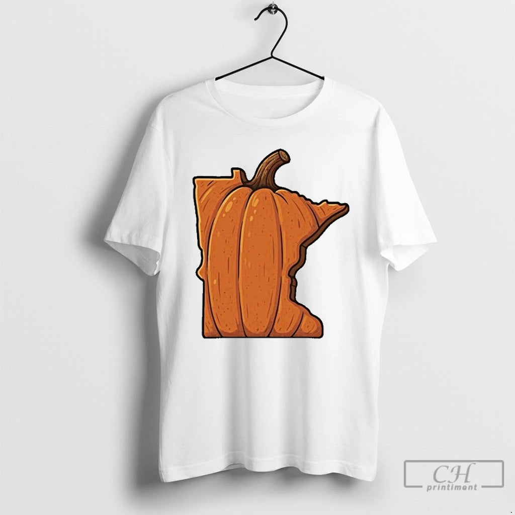 Premium Minnesota Pumpkin Halloween T Shirts