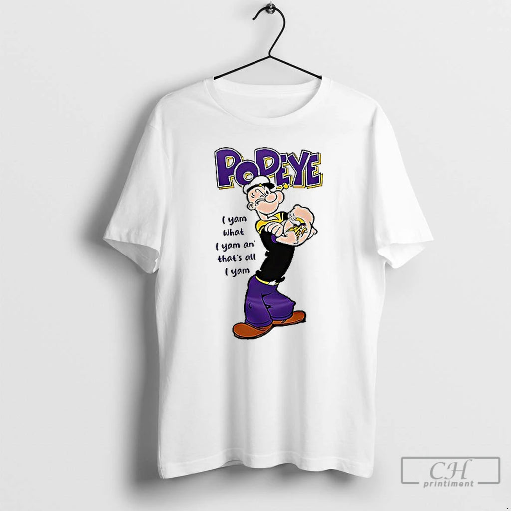 Premium Minnesota Vikings X Popeye I Yam What I Yam An Thats All I Yam