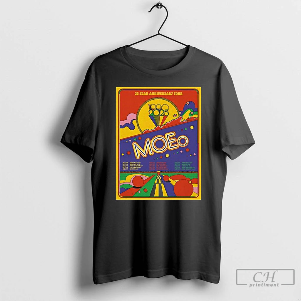 Premium Moe 35 Years Anniversary Tour 2025 Long Sleve T Shirts