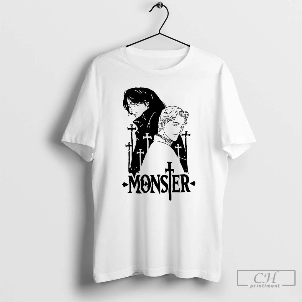 Premium Monster Johan Liebert And Kenzo Tenma T Shirts