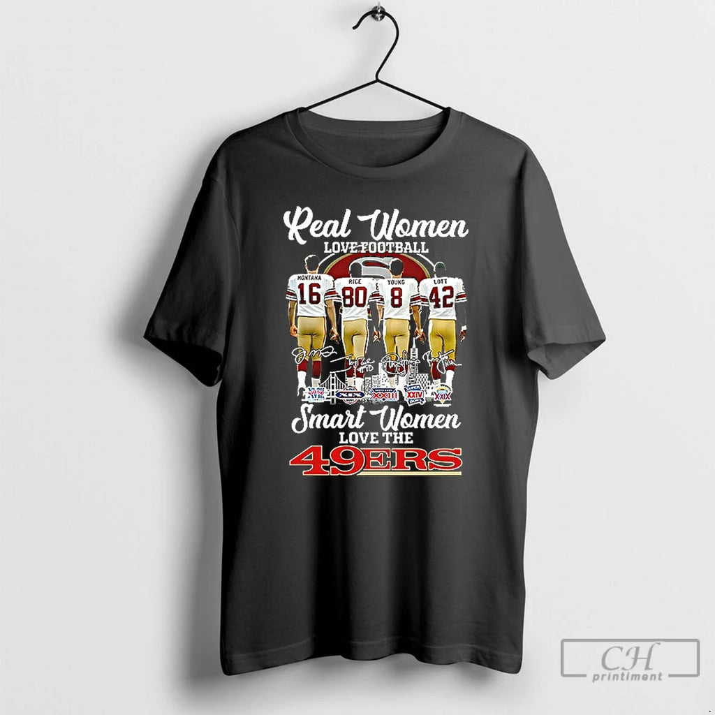 Premium Montana Rice Young Lott Real Women Love Football Smart Women Love The San Francisco