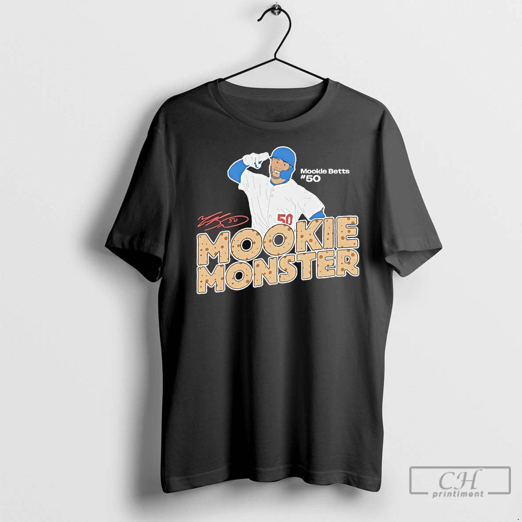 Premium Mookie Monster Mookie Betts 50 Los Angeles Dodgers Signature