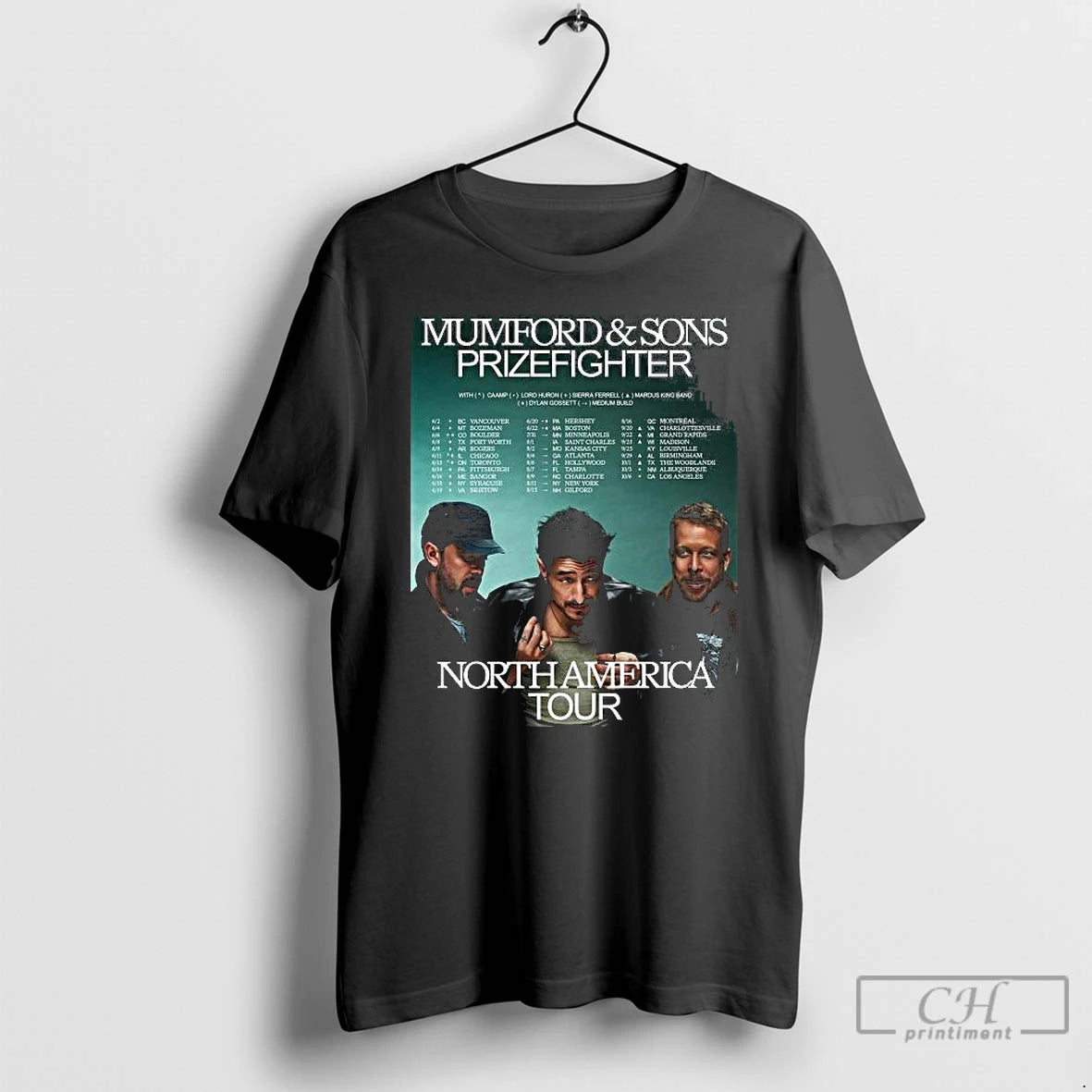 Premium Mumford And Sons Prizefighter North America Tour 2026 City Dates