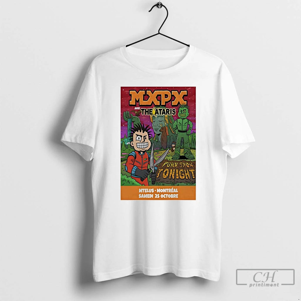 Premium Mxpx Avec The Ataris Oct 25 2025 Punk Show Tonight T Shirts