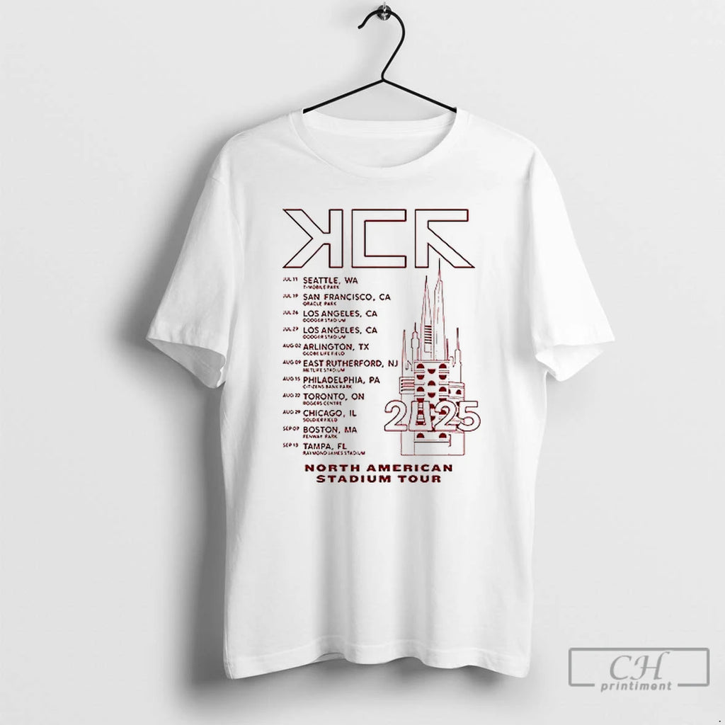 Premium My Chemical Romance Draag North American Stadium Tour Dateback T Shirts
