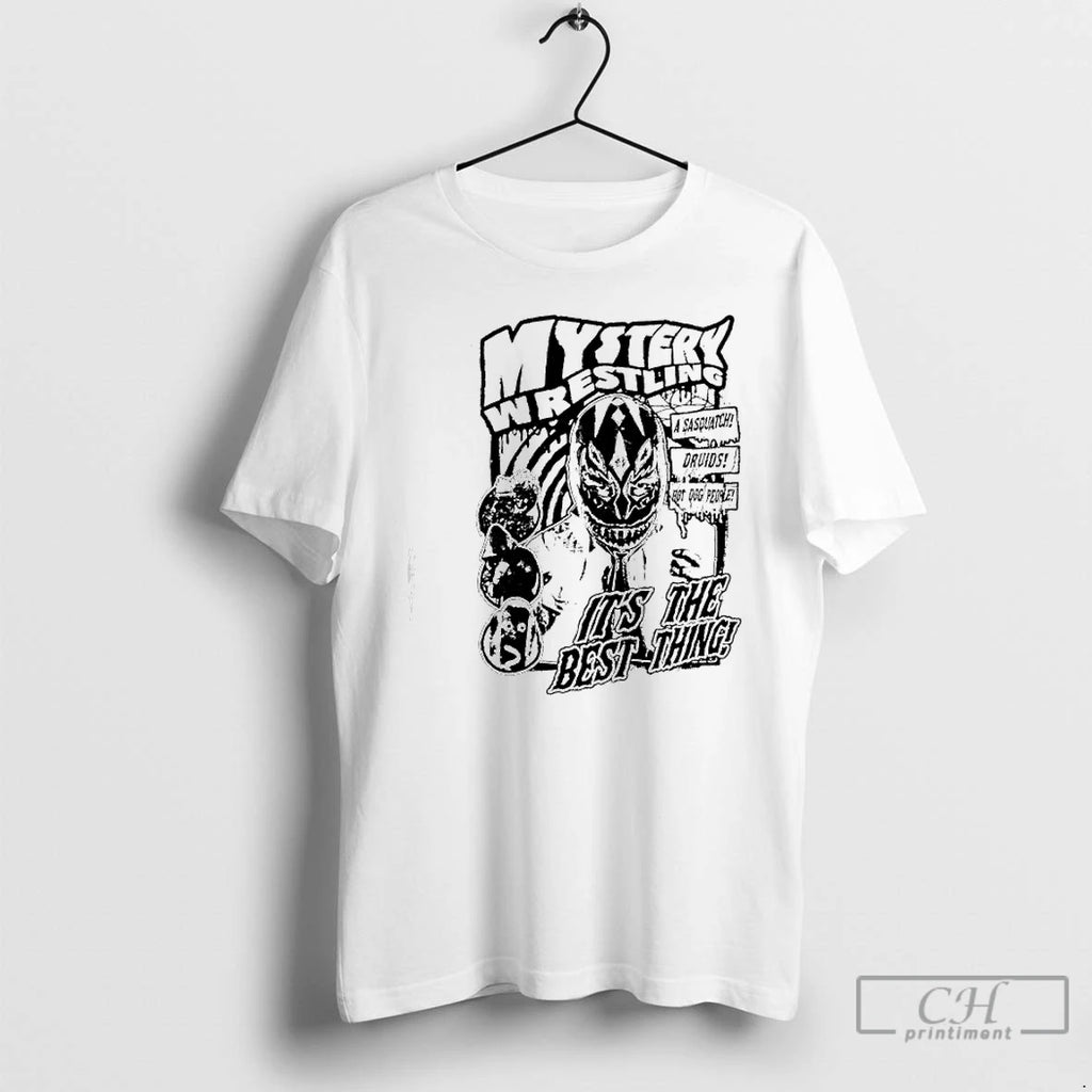 Premium Mystery Wrestling Its The Best Thing Graphic T Shirts