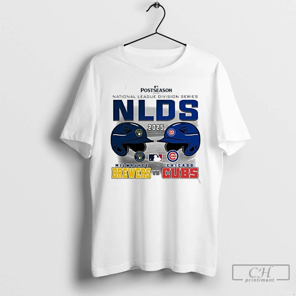 Premium Nlds Matchup 2025 Cubs Vs Brewers Postseason T Shirts