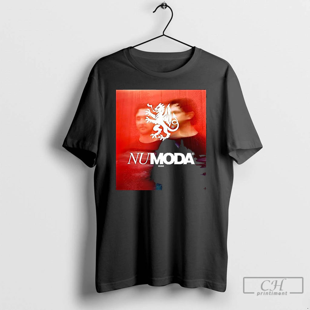 Premium Nu Moda 2025 Dragon Logo Blurry T Shirts