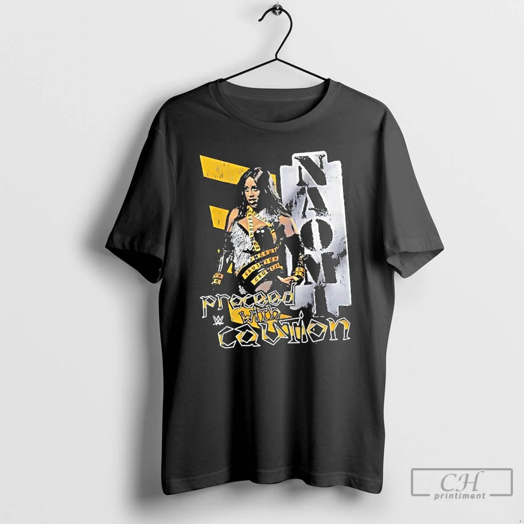 Premium Naomi Proceed With Caution Graphic T Shirts