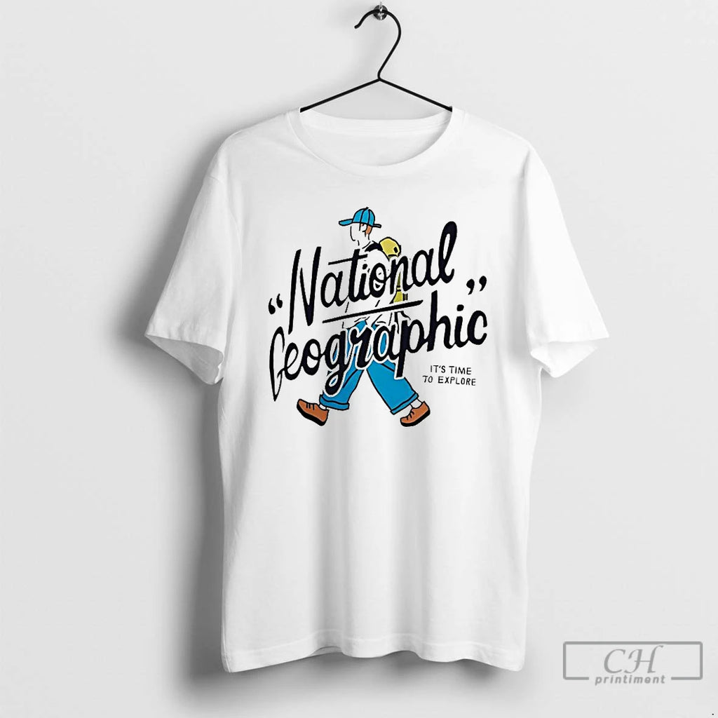 Premium National Geographic Its Time To Explore T Shirts