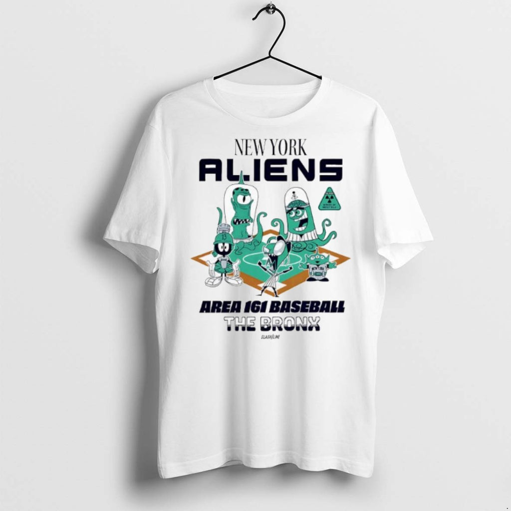 Premium New York Aliens Area 161 Baseball The Bronx Graphic T Shirts