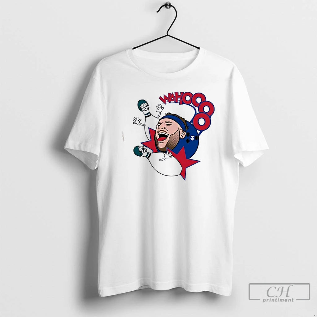 Premium New York Giants Cam Skattebo Wahooo Bowling T Shirts