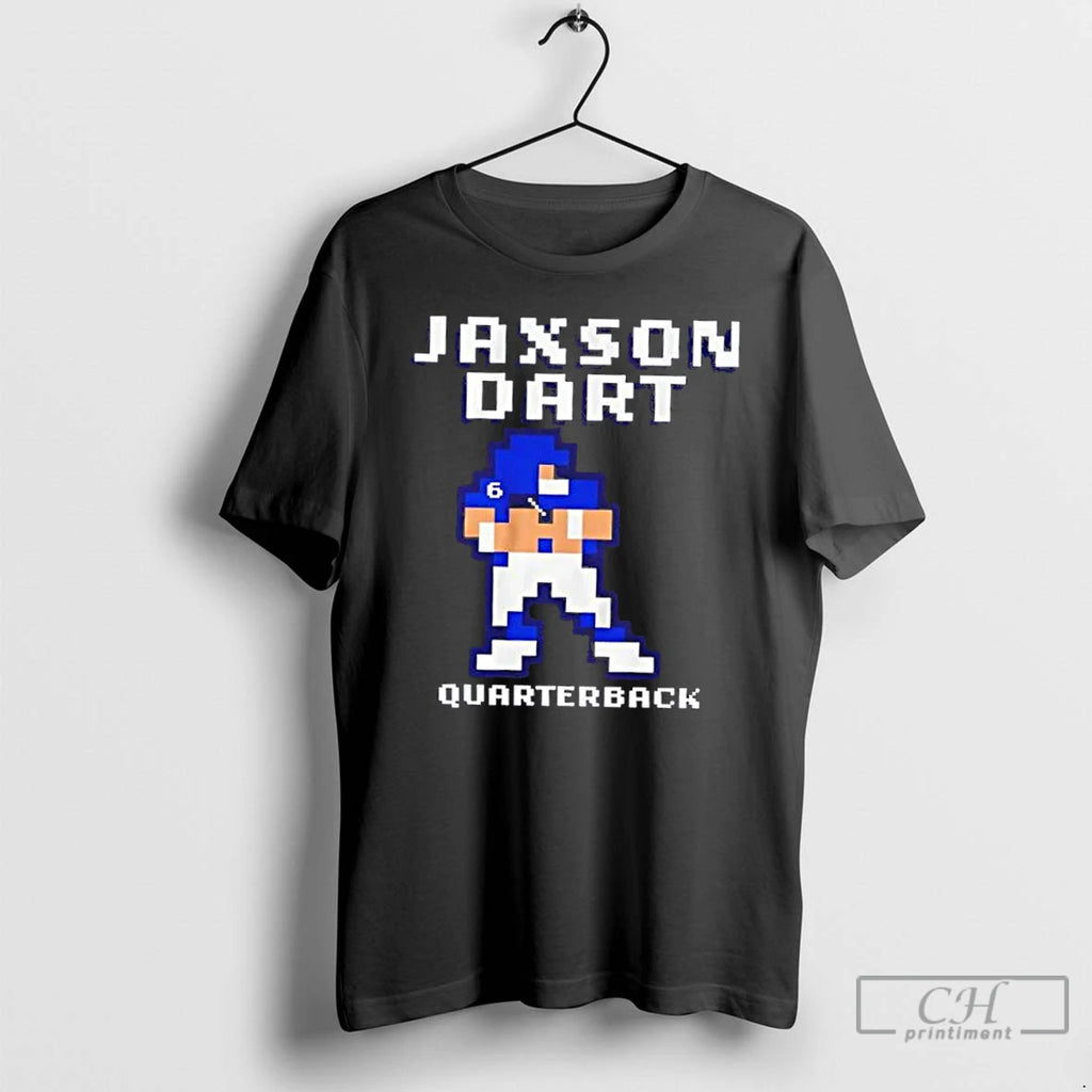 Premium New York Giants Football Jaxson Dart Retro Baller T Shirts