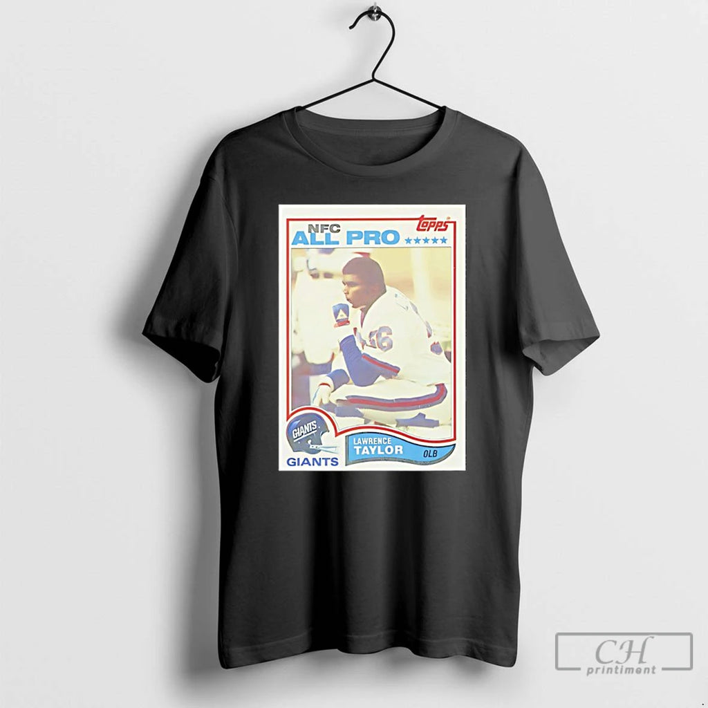 Premium New York Giants Lawrence Taylor Moment T Shirts