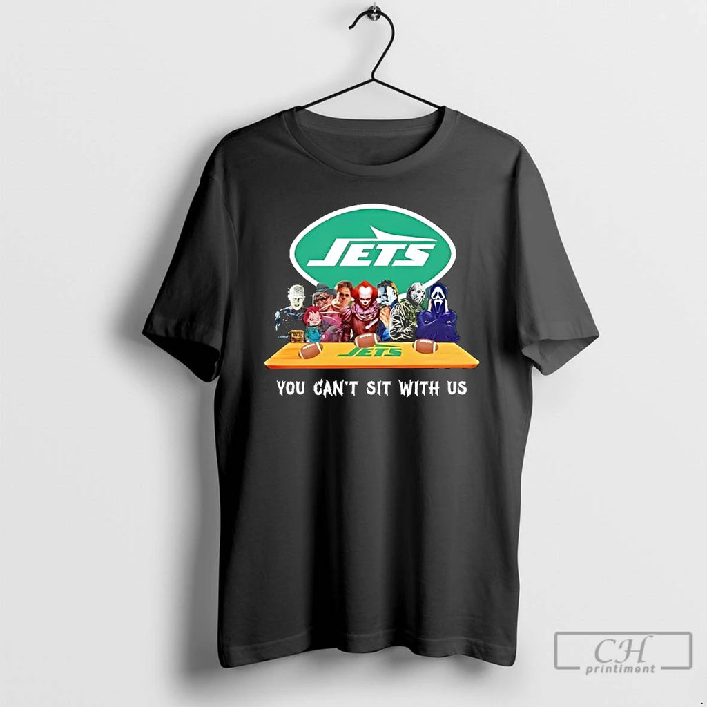 Premium New York Jets Horror Movies Halloween You Cant Sit With Us T Shirts