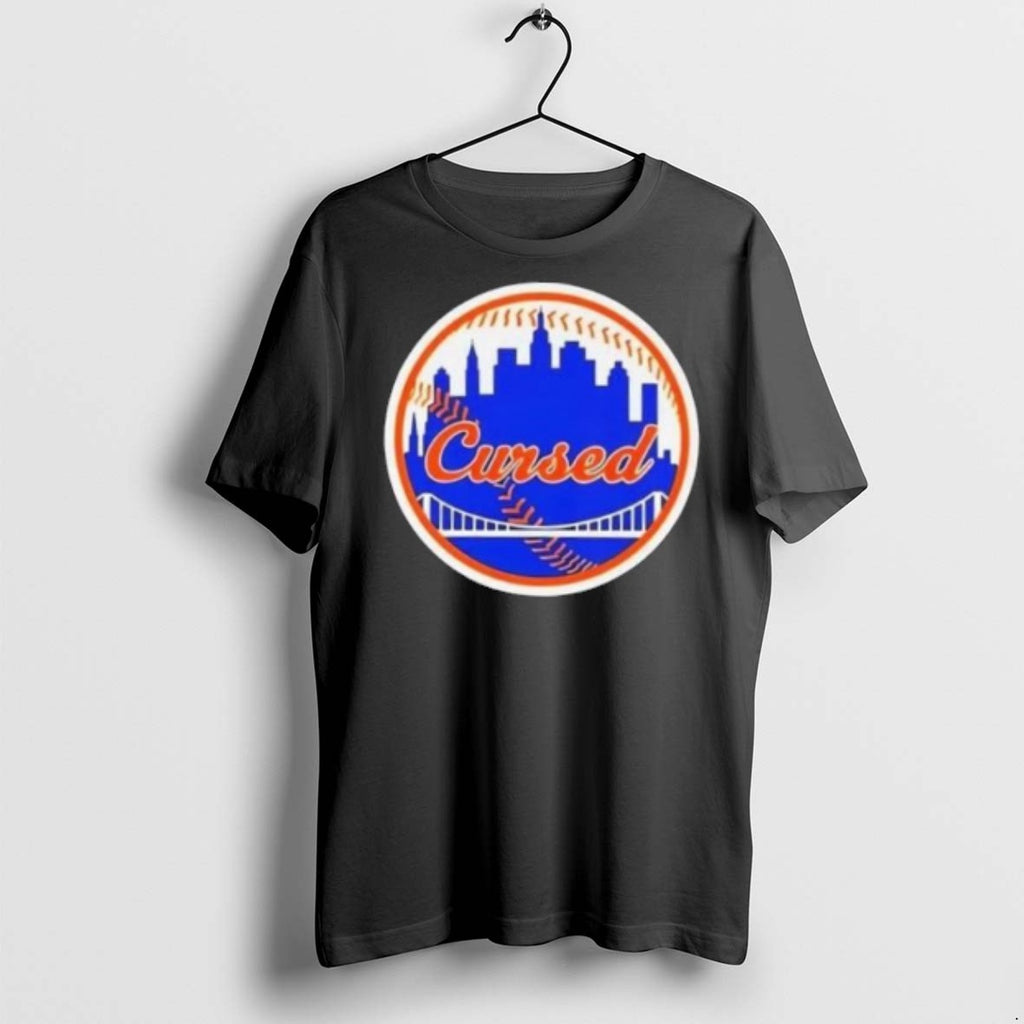 Premium New York Mets Cursed Skyline T Shirts