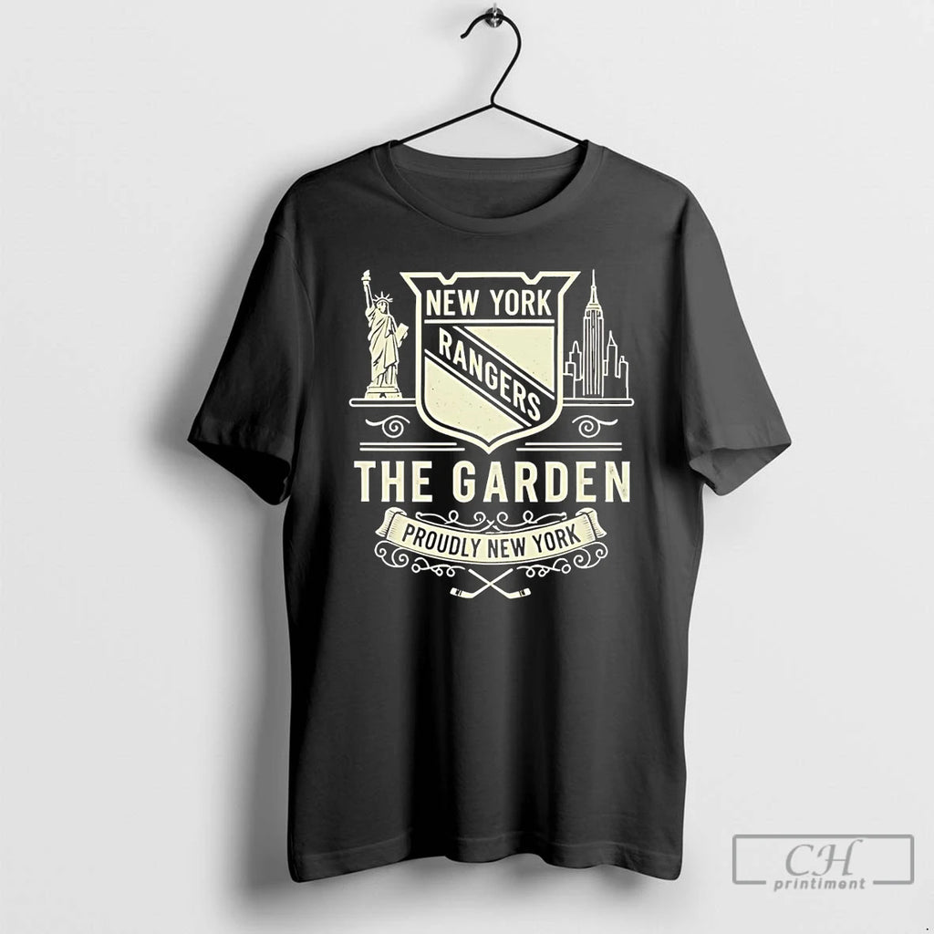 Premium New York Rangers The Garden Proudly New York T Shirts