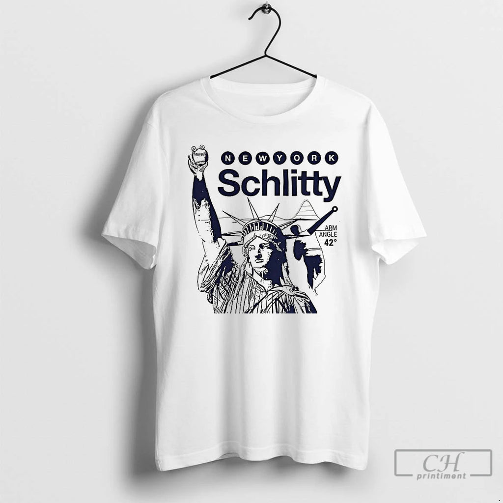 Premium New York Schlitty Statue Of Liberty Arm Angle 42 Statue T Shirts