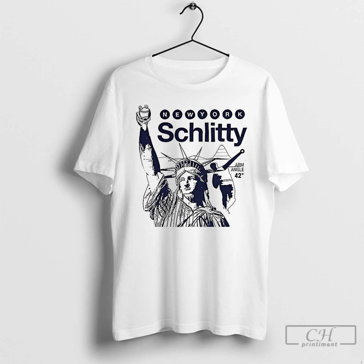 Premium New York Schlitty Statue Of Liberty Arm Angle 42 Statue T Shirts