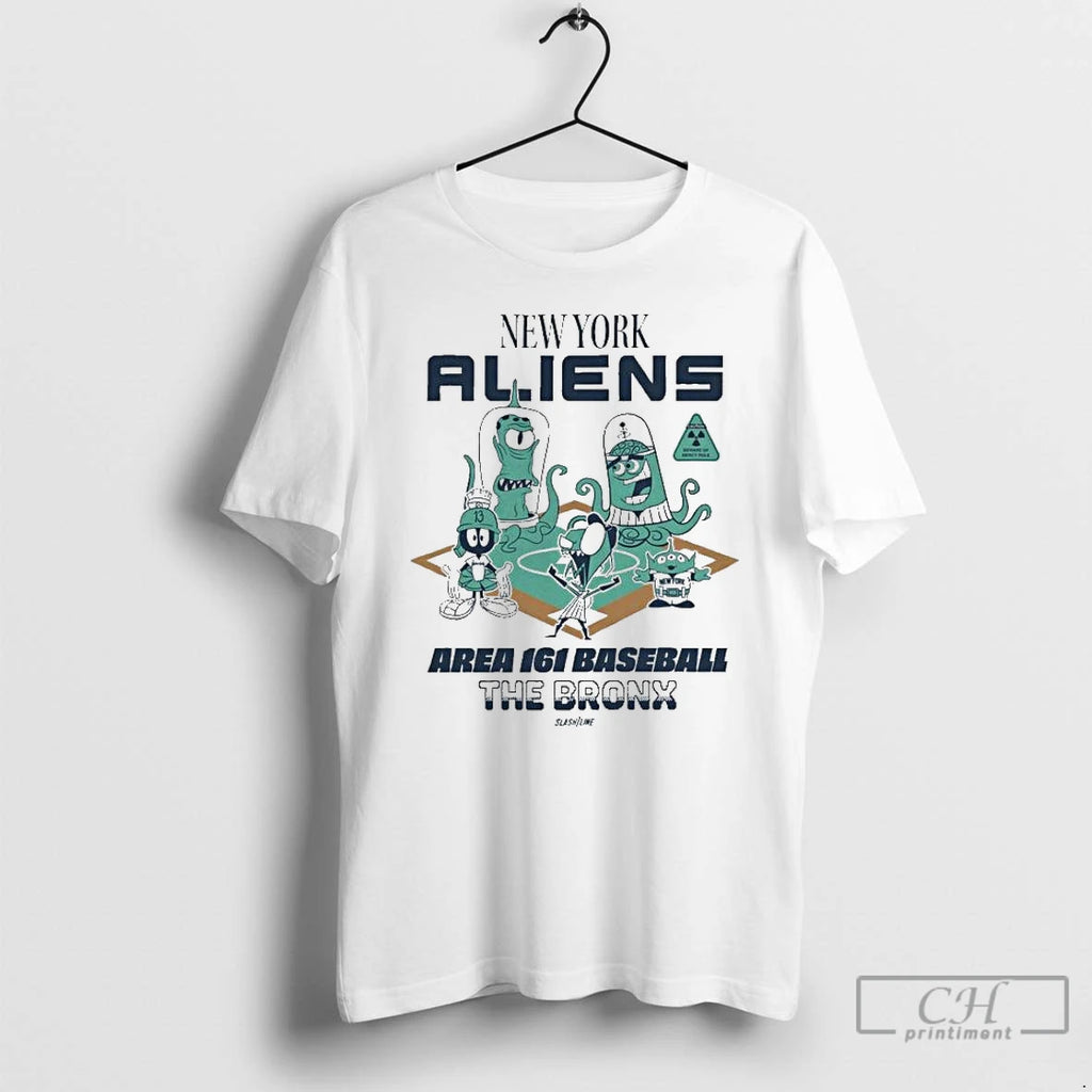 Premium New York Yankees Aliens Area 161 Baseball The Bronx T Shirts