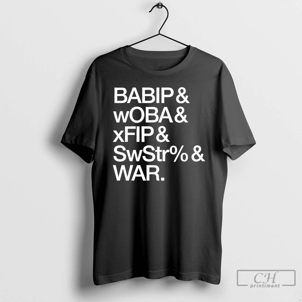 Premium New York Yankees Babip Woba Xfip Baseball And Advanced Stats T Shirts