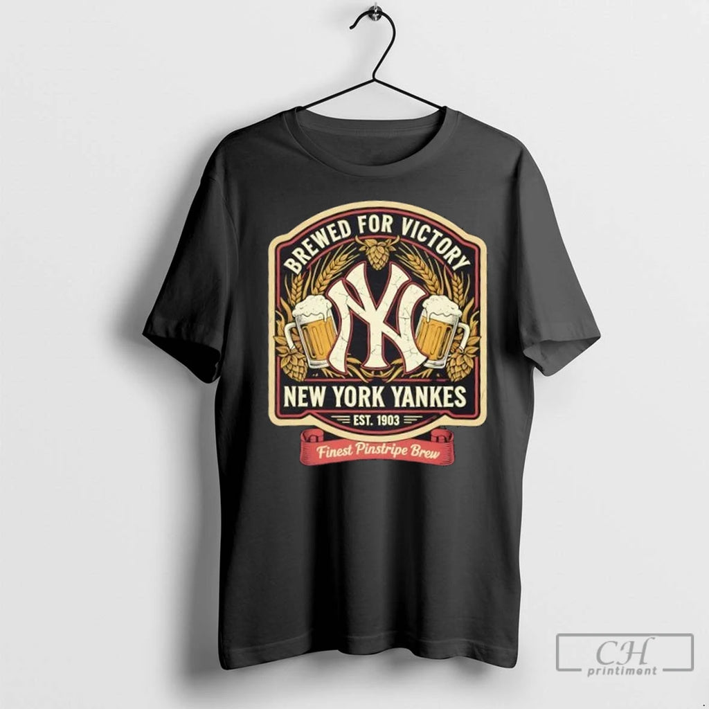 Premium New York Yankees Brewed For Victory Finest Pinstripe Brew