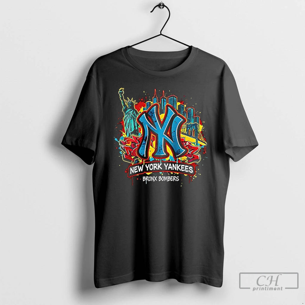 Premium New York Yankees Bronx Bombers Graffiti Ceramic Ceramic And Classic Dad Cap T Shirts