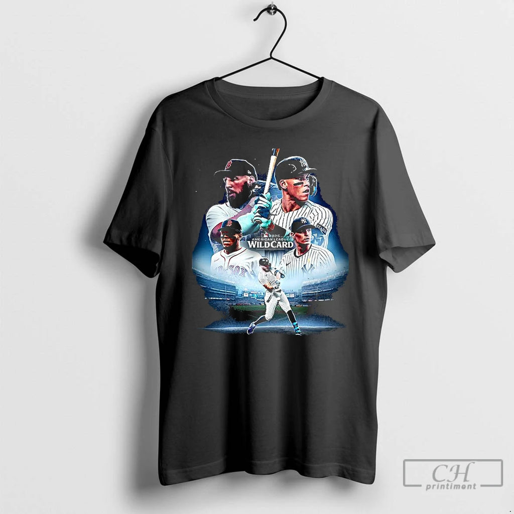 Premium New York Yankees Vs Boston Red Sox Wildcard American League 2025 T Shirts