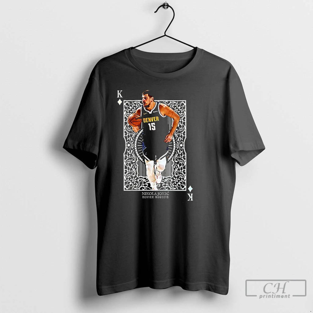 Premium Nikola Jokic Denver Nuggets Nba The King Diamonds Card T Shirts