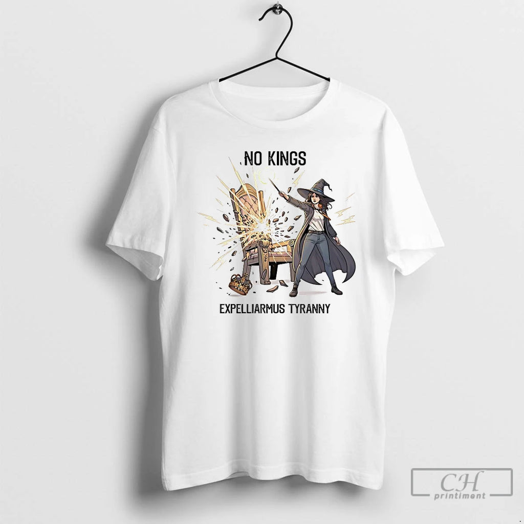 Premium No Kings Expelliarmus Tyranny T Shirts