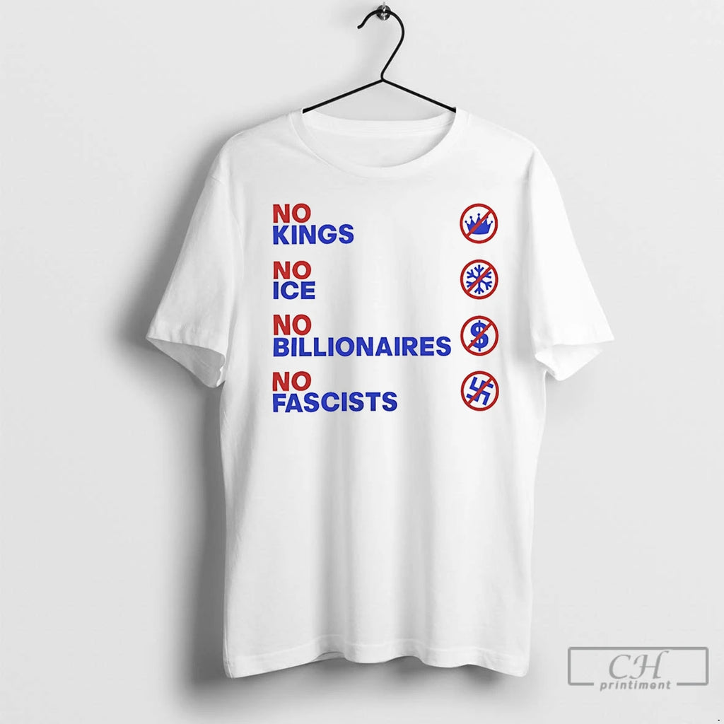 Premium No Kings No Ice No Billionaires No Fascists