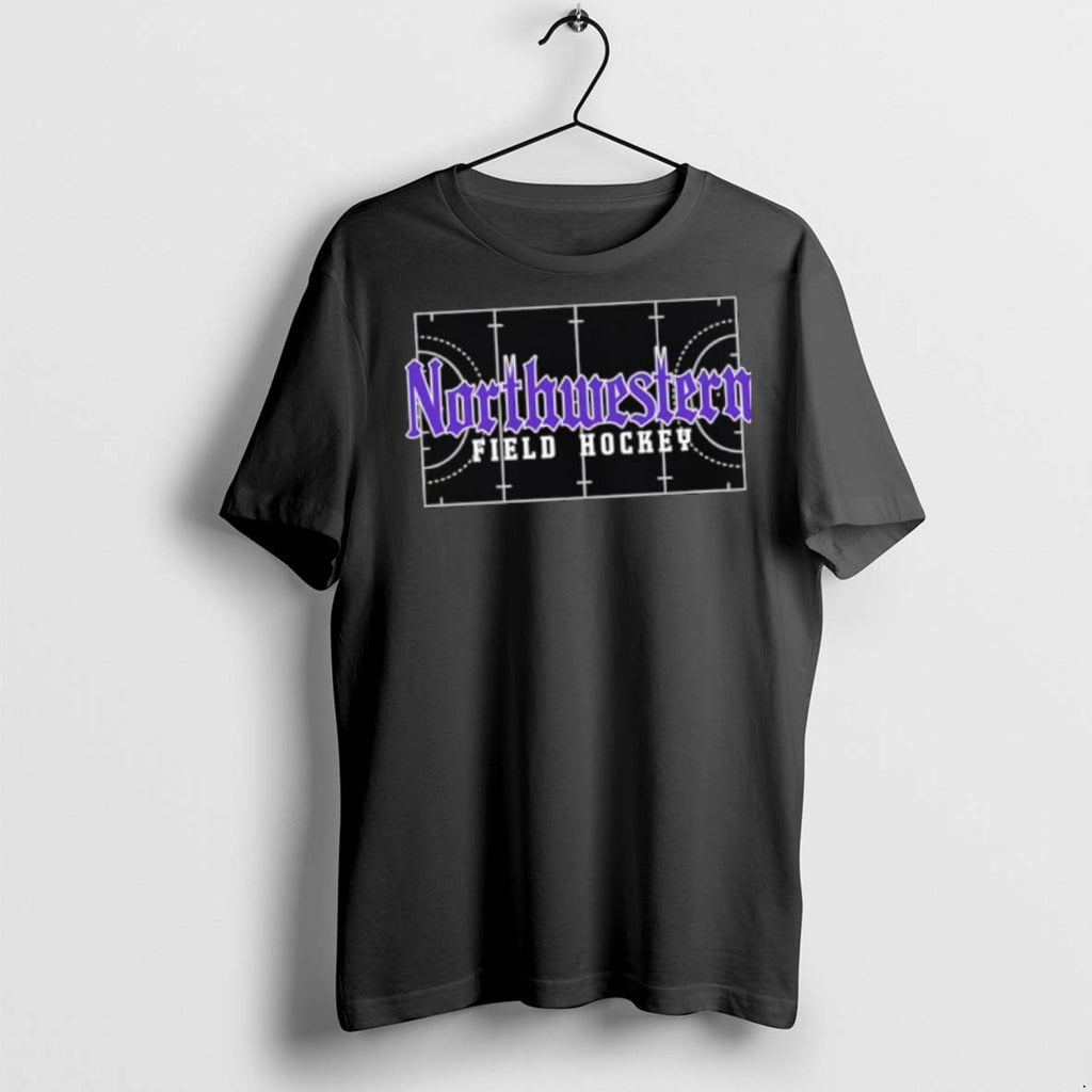 Premium Northwestern Field Hockey Logo T Shirts