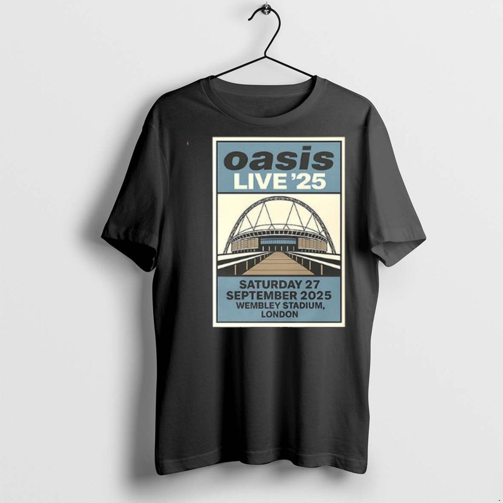 Premium Oasis Wembley Dates Concert T Shirts