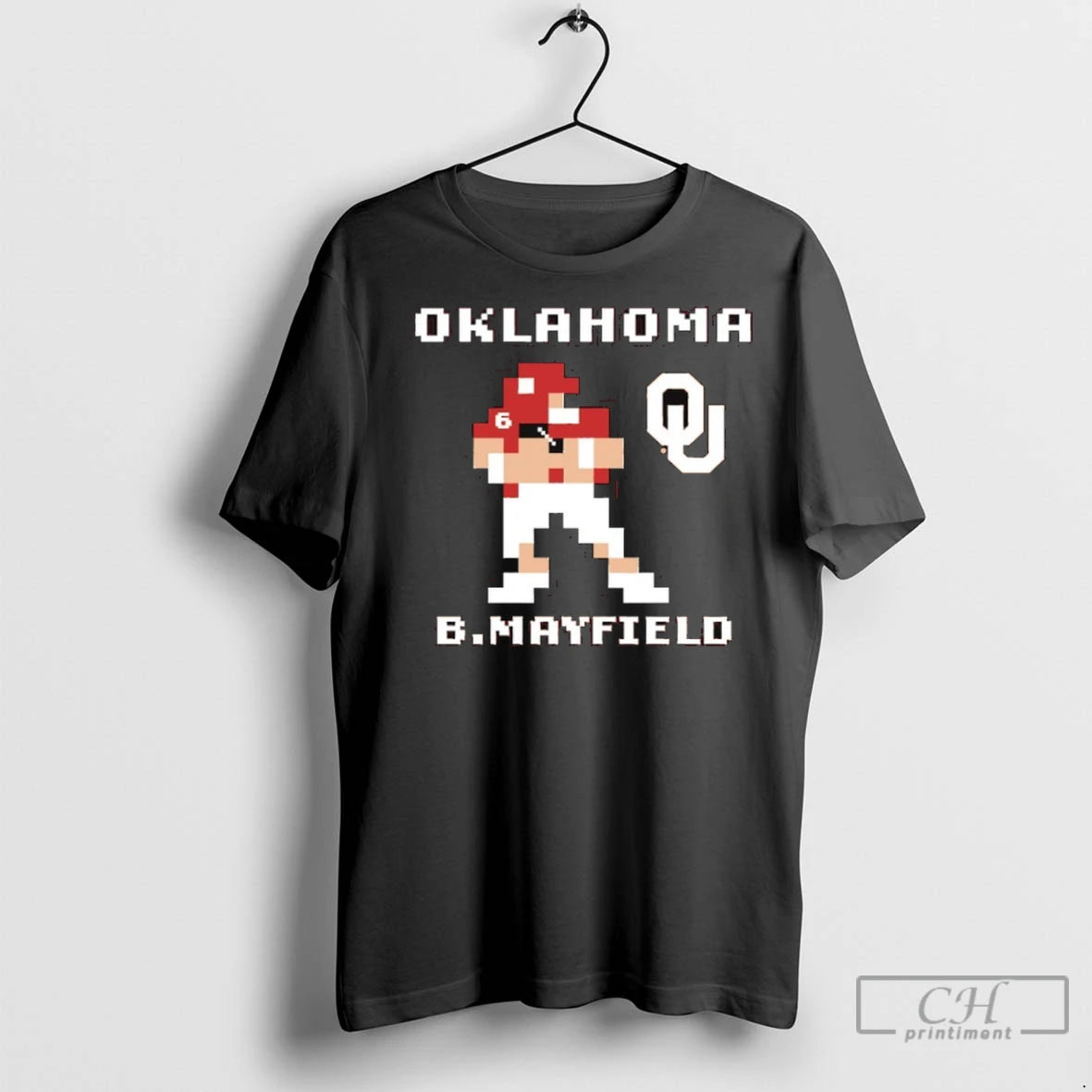 Premium Oklahoma Sooners Football Baker Mayfield Pixel