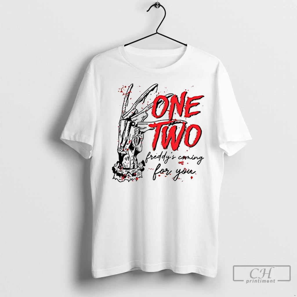 Premium One Two Freddys Coming For You Halloween Ceramic Ceramic And Classic Dad Cap