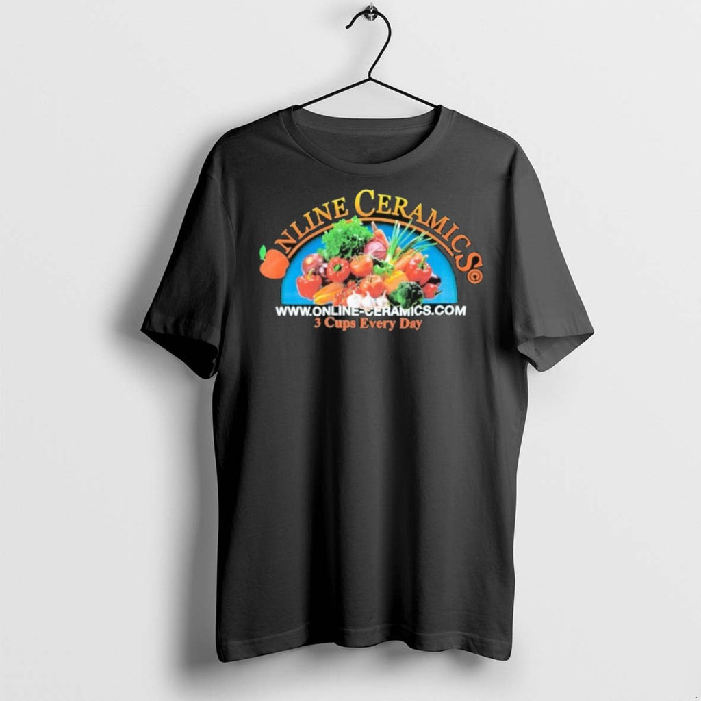 Premium Online Ceramics 3 Cups Every A Day T Shirts
