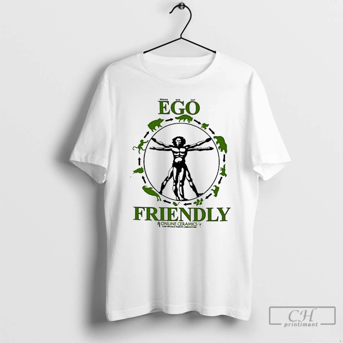 Premium Online Ceramics Ego Friendly T Shirts
