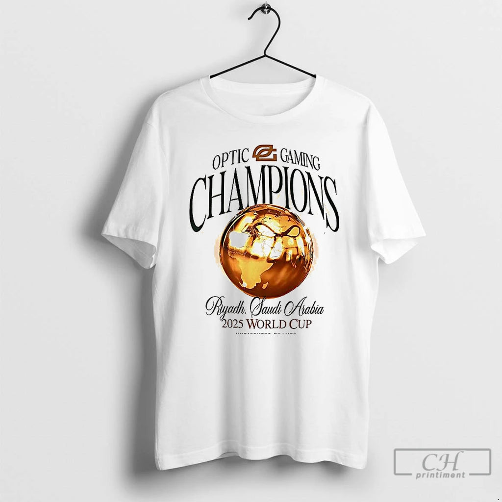 Premium Optic Gaming Ewc Champions 2025 T Shirts
